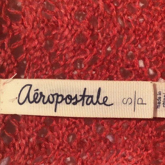 Aeropostale V-Neck Loose Knit Sweater Size S - Picture 10 of 12